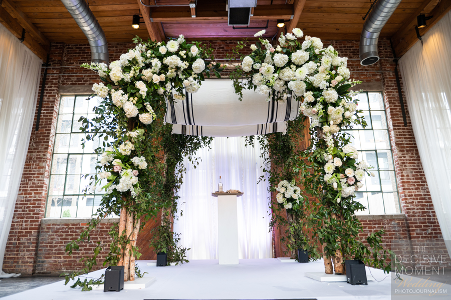 perrin & jared foundry at puritan mill wedding tulip florals event design